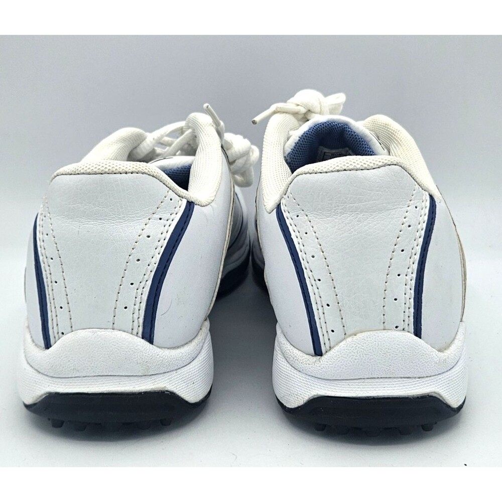 Tommy Armour Women's Golf Shoes White Blue Spikeless US 10 Leather Athletic - Picture 4 of 10